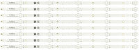 Toshiba SVK550AC1_WICOP_Rev04_5LED_20161212| 5036-A0 LED Backlight Strips (8) 55LF621U19 55LF711U20 55L711U18 w/Wiring Harness