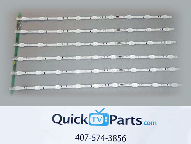 Samsung UN40HU7000F CY-GH040HGLV9H LED Strips Complete Set