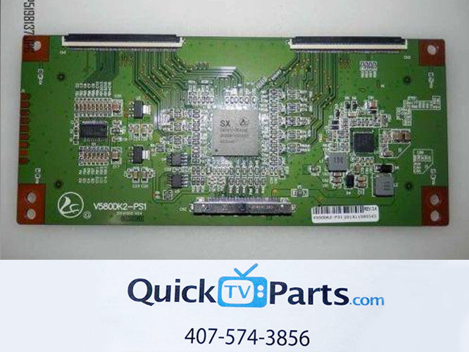 RCA LED58G45RQ T-CON BOARD V580DK2-PS1