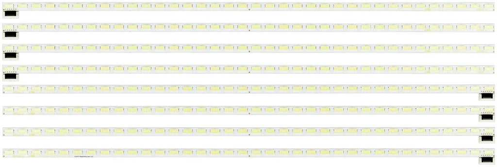 Vizio M650VSE 650TA01/650TA02 LED Backlight Strips/Bars (8)