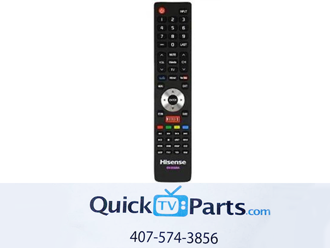 Hisense EN-33926A Remote Control 32K20DW 40K366WN 50K610GWN 50H5GB 55K610GWN