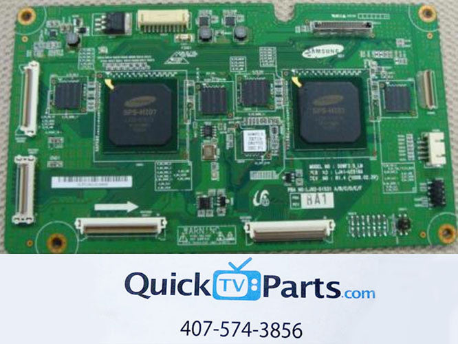 SAMSUNG PN50A650, LJ92-01531C MAIN LOGIC CONTROL BOARD