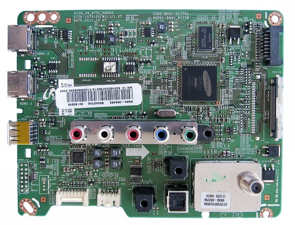 Samsung BN94-05549E Main Board for UN60EH6000FXZA (Version HS01)