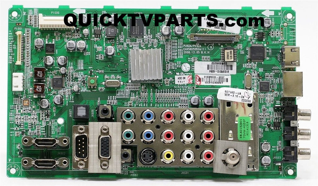 LG 60PS60-UA MAIN BOARD EBR58969202