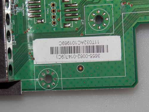 Carte Mère Vizio M550NV D'occasion - Réf 3655-0022-0147 / 0171-2372-0024