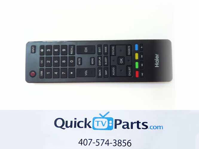 HAIER LED TV REMOTE CONTROL HTR-A18M FITS MULTIPLE MODELS