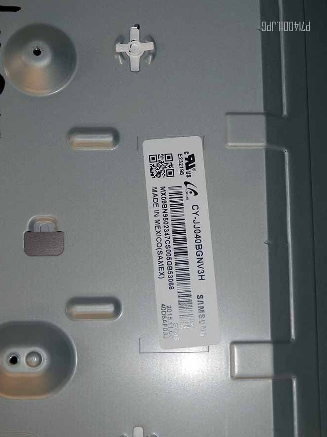 SAMSUNG UN40 UA40 UE40 HG40 LED SET BN96-37622A CY-JJ040BGNV3H Plus 75 MORE TVs