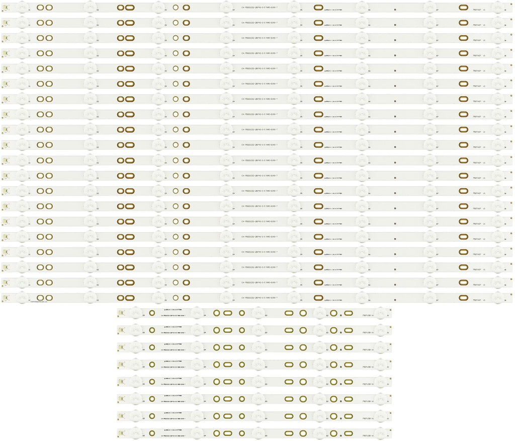 Sony KDL-75W850C  KDL-75W855C  750TV07 V1 750TV08 V1 LED Backlight Strips Complete Set (28) USED