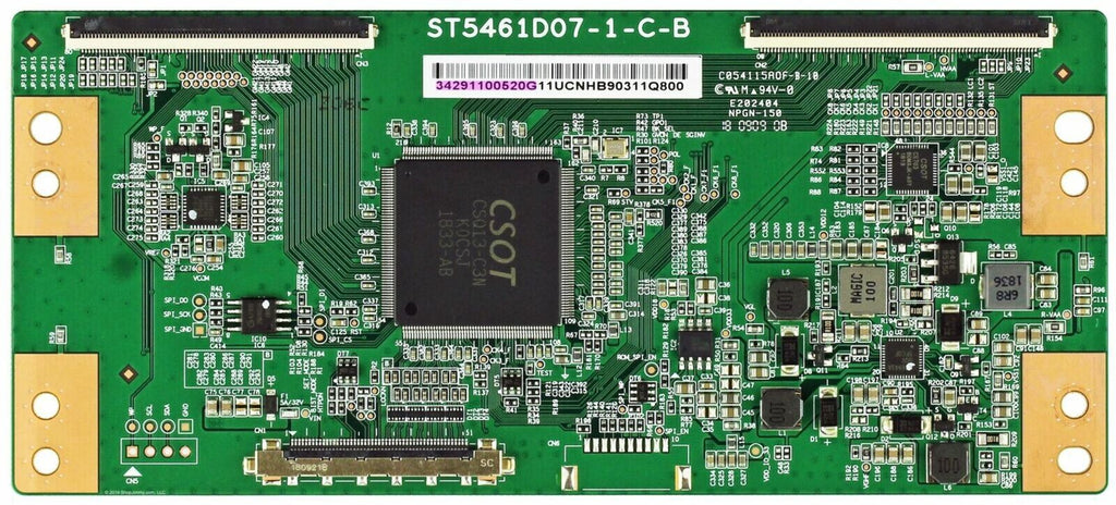 Sharp Hisense ST5461D07-1-C-B , 34291100520G , 342911005206 , ST5461D07-1-C-3 T-Con Board
