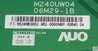 LG 2400W KDS 55.24M03.002 (M240UW04, 06M29-1B) T-Con Board