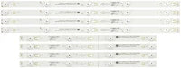 TCL SJ.SB.D4900501-3030BR-M/SJ.SB.D4900401-3030BL-M LED Backlight Strips NEW (8) For 49S405LDAA	 49S405TABA 49S405TACA