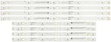 TCL SJ.SB.D4900501-3030BR-M/SJ.SB.D4900401-3030BL-M LED Backlight Strips NEW (8) For 49S405LDAA	 49S405TABA 49S405TACA