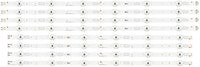 Samsung BN96-50458A/BN96-50459A LED Backlight Bars/Strips (8) UN58TU7000FXZA UN58TU700DFXZA NEW