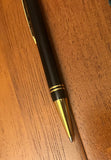 Vintage Parker Duofold Roller Pen Platinum Club Monogram Box and all Paper work