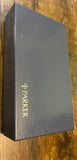 Vintage Parker Duofold Roller Pen Platinum Club Monogram Box and all Paper work