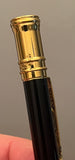 Vintage Parker Duofold Roller Pen Platinum Club Monogram Box and all Paper work