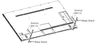 LEGS /STAND For Hisense 65"Class S7 Series CanvasTV 4K QLED TV with Hi-Matte Display and UltraSlim Wall Mount (2024)