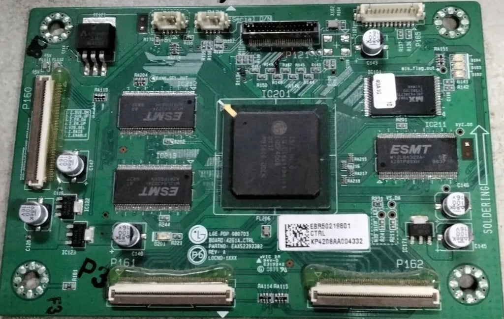 LG EBR50219801 (EAX50220801, EAX50220802) Main Logic CTRL Board