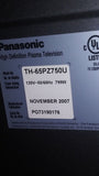 PANASONIC TV BASE LEGS STAND FOR MODEL TH-65PZ750U TH-65PZ850U NEW W/SCREWS