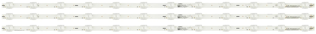 Toshiba SVH425A23 LED Backlight Strips (3) 43C350LU w/Wiring
