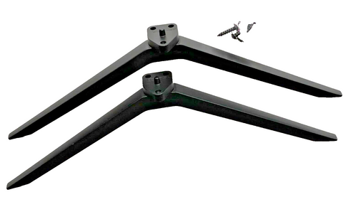 ONN 100068378 TV METAL STAND LEGS WITH SCREWS CY-LD707D-WJ30-01 NEW