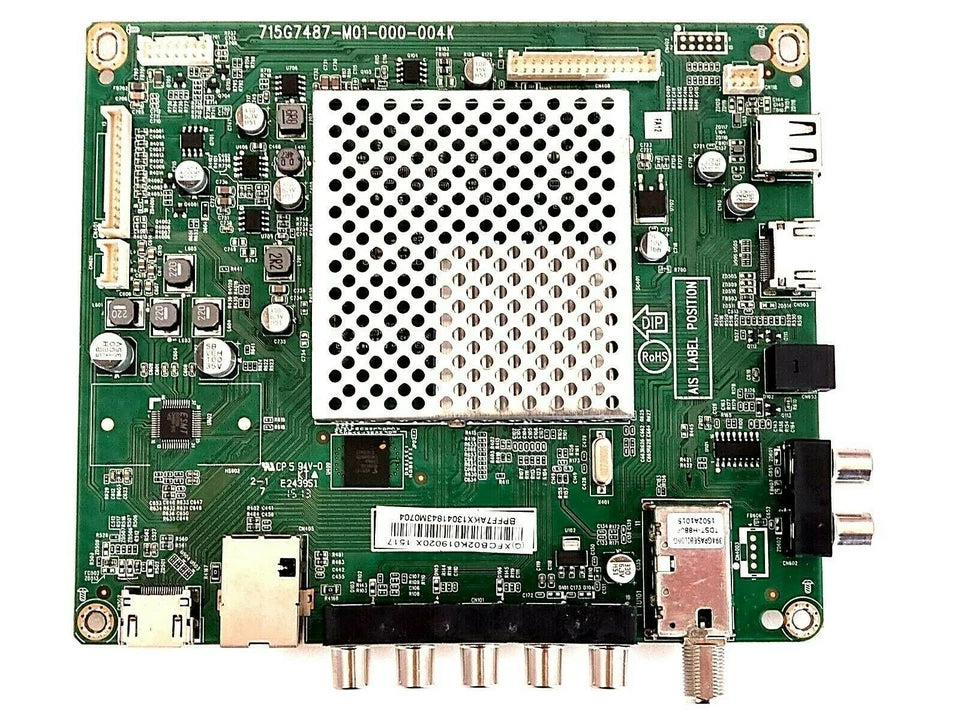 VIZIO E32H-C1 Main Board 756TXFCB02K0190 XFCB02K0190