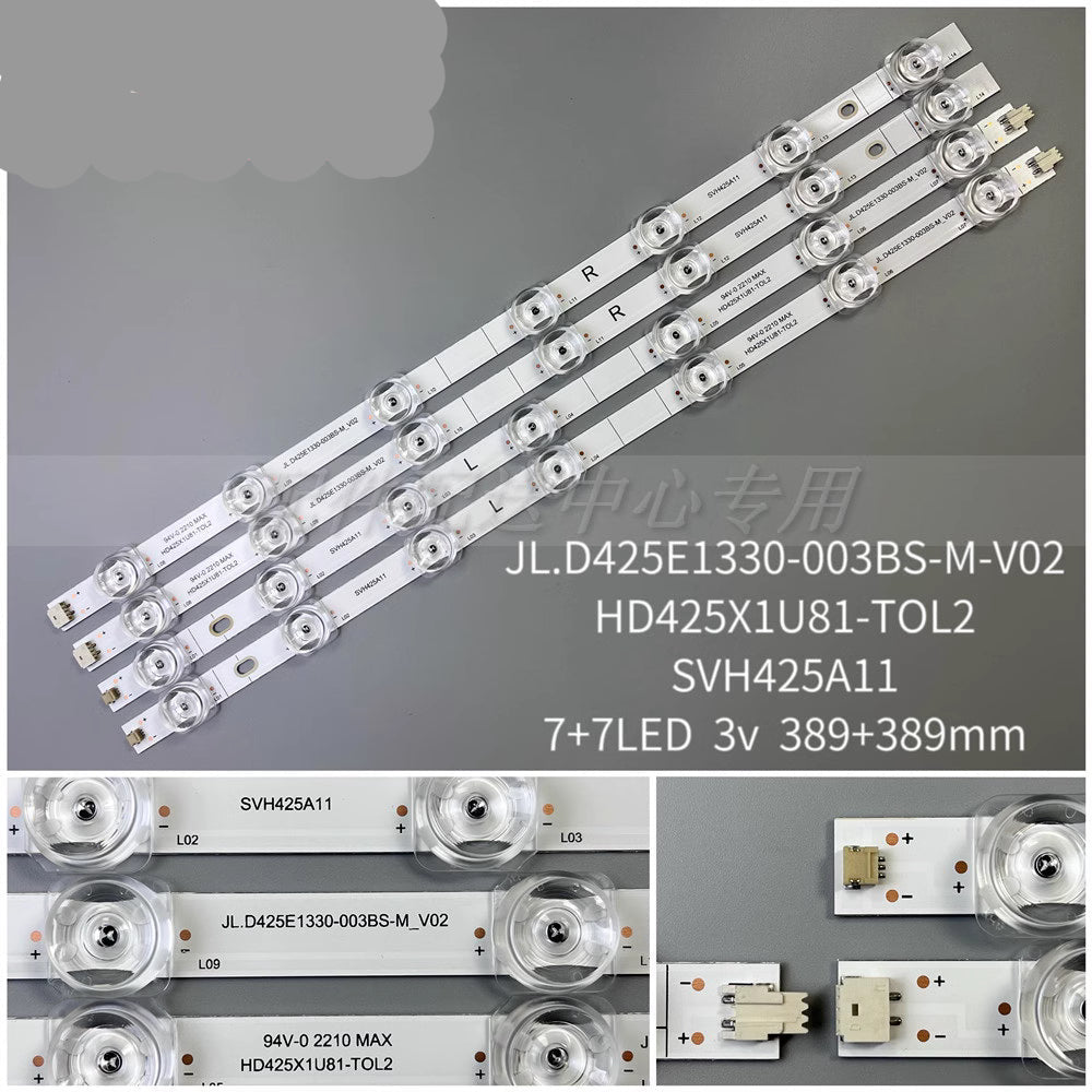 LED Backlight Bar For Hisense 43R6E3 43R6090G5 43R6090G 43H6570G HD425X1U81-T0L3