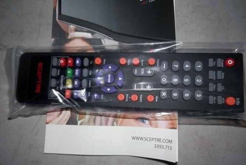 SCEPTRE X405 X505 X555 HDTV Remote Control Brand New w/ Manual