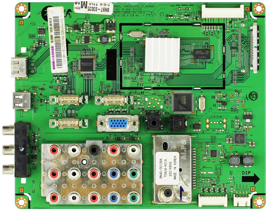 Samsung BN96-11312A (BN97-03035M) Main Board for LN52B550K1FXZA