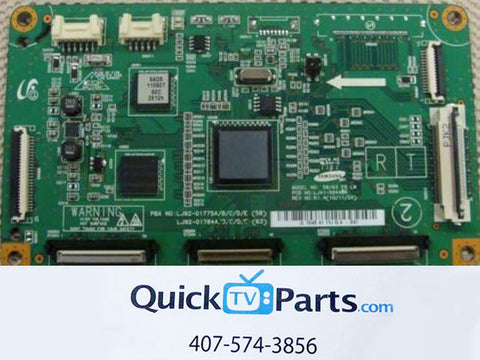 SAMSUNG PN64D8000, LJ92-01784B MAIN LOGIC CONTROL BOARD