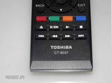 TOSHIBA SMART TV REMOTE CONTROL CT-8037 FITS MULTIPLE TV MODELS! USED