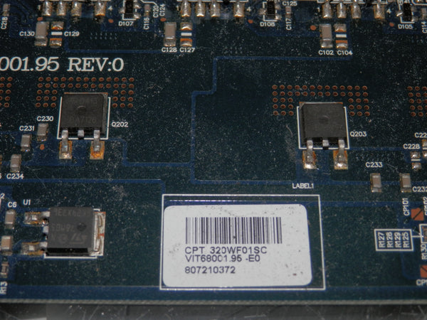 Dynex DX-LCD32-09 VIT68001.95 (CPT320WF01SC) Backlight Inverter ...