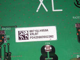 LG 42PC3D ZSUS BOARD BOTTOM LEFT BUFFER BOARD 6871QLH959A (6870QMH003A)