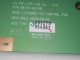 DELL W3000  LG DI-30LZ30 T-CON BOARD 6871L-0540A (6870C-0014B, LC300W01-C5)
