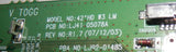 Vizio  VP422HDTV10A Samsung LJ92-01485C Main Logic CTRL Board