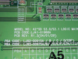 Samsung PD-42V475 LJ92-00975A Main Logic CTRL Board