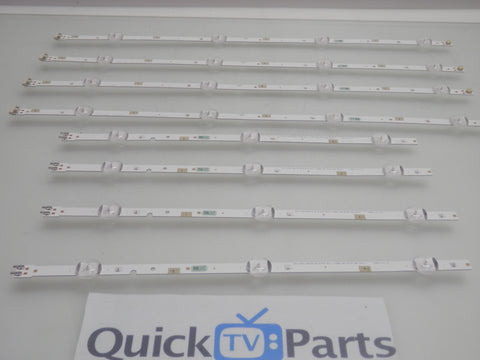 Samsung UN43J5000AHXPA BN96-37294A/BN96-37295A Replacement LED Backlight Strips (8)
