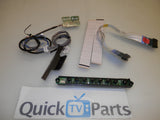 SHARP LC-37D43U WIRING HARNESS WITH WIFI MODULE AND CONTROL BUTTON