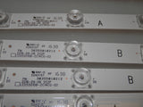JVC LT-55UE76  PANEL LSC550FNO8  STRIP NUMBER: 30355010211/30355010212  BACKLIGHT LED STRIPS (14)