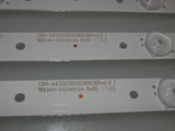 LG 43UJ6200 Backlight LED Strips Complete Set - 8 Strips