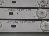RCA LED40G45RQ  D-KJAB40D486 BACKLIGHT LED STRIPS (4)