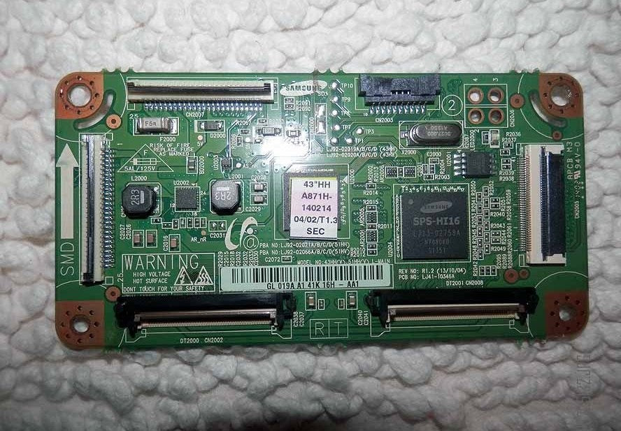 Samsung PN43F4550BFXZA Main Logic CTRL Board BN96-30093A