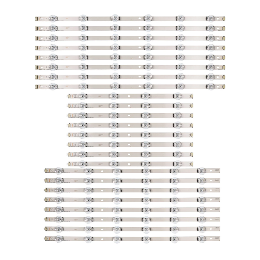 LG 65GB6310 65LB5830 65LB5840 65LB6300 65LB6500 6916L-1773A/6916L-1775A/6916L-1776A LED Backlight Strips (24) NEW w/adhesive