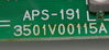 Zenith P42W24P 3501V00115A (APS-191) Power Supply Board