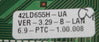LG 42LD655H-UA EBR61044501 Main Board