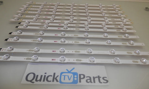 Samsung UN50MU6070FXZC BN96-39657A/BN96-39658A LED Backlight Strips (12)