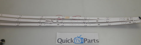 LG 43UK6300PUE BUSWLJM LC43490074A Replacement LED Backlight Strips (3) WITH WIRES